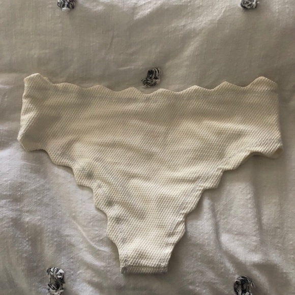 White bathing suit bottoms size small - Picture 2 of 2